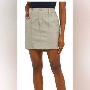 Lee NEW Skort Comfort Waistband Built-in Stretch Shorts Plus Size 20W Mushroom